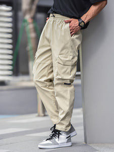 Is That The New Guys Letter Patched Cargo Pants ??