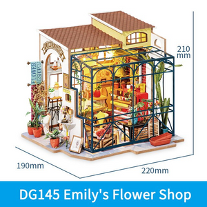 Rolife DIY Dollhouse for Birthday Gift Emily's Flower Shop DG145