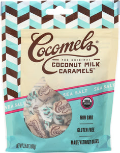 COCOMELS: Cocomels Seasalt Pouch Organic, 3.5 oz