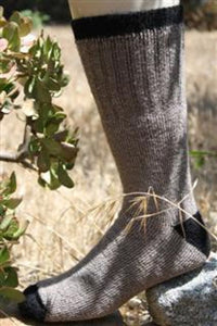 1 Pair - V-Toe Flip Flop Tabi Socks Casual Black Nonskid Solid