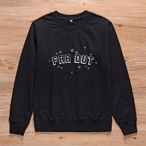 Far Out Stars Graphic Sweatshirt